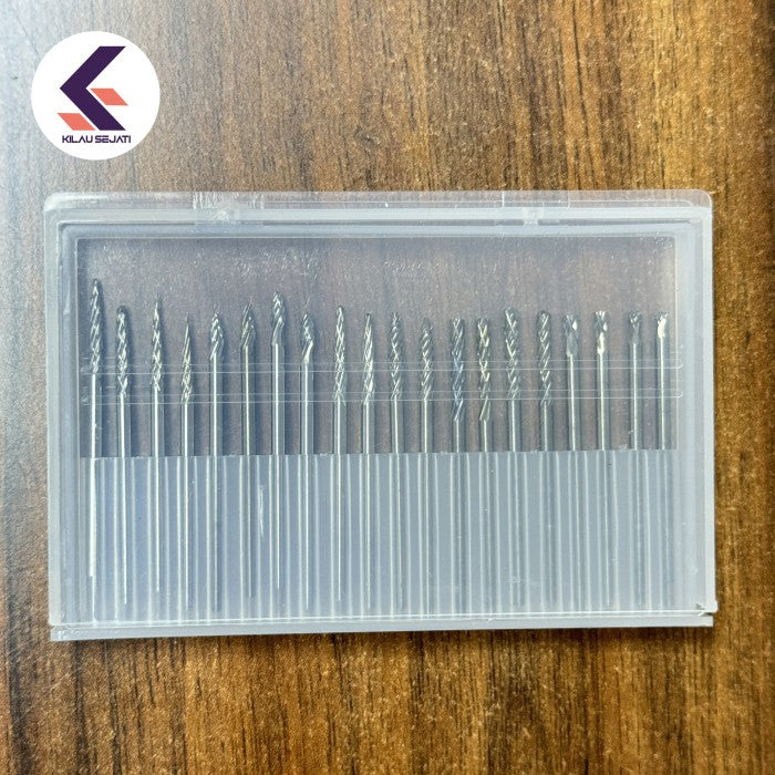 Mata bor Ukir Carbide untuk Perhiasan Carbide Rotary File Dia 2.35 mm