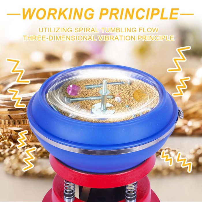 Vibration Polishing Machine SP-B-10 - Mesin Poles Getar untuk Perhiasan dan Logam Mulia