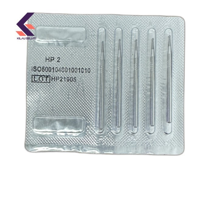 Mata bor bola tungsten carbide round burr fig.1 per pcs