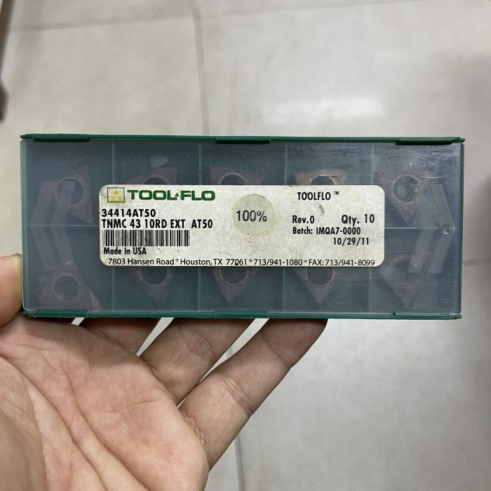 Toolflo TNMC 43 10RD EXT AT50 per piece