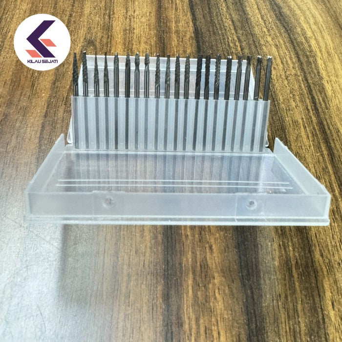Mata bor Ukir Carbide untuk Perhiasan Carbide Rotary File Dia 2.35 mm