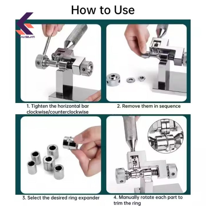 Professional Ring Size Enlarger/ Alat Memperbesar Cincin Tanpa Harus Melepas Batu Permata
