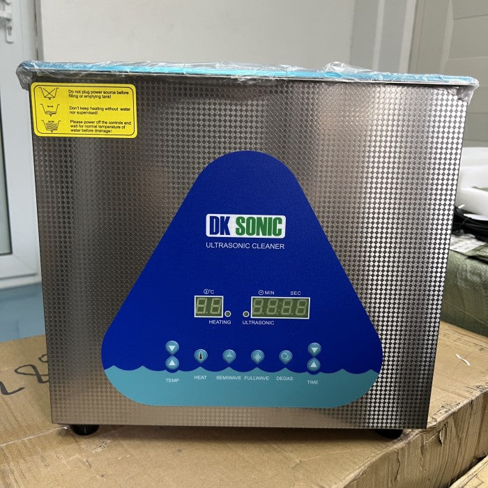 DK SONIC dual frequency digital ultrasonic cleaner with heater 15 Lt