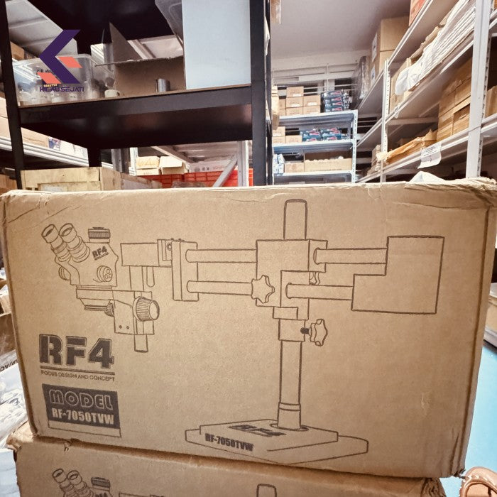RF4 Mikroskop Pasang Mata Berlian Micro Setting Plus Objective Lens Khusus Untuk Perhiasan