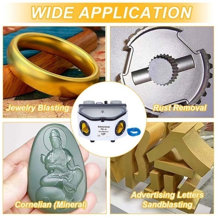 Mesin Doft Perhiasan Dengan Pena Tipe PS-A / Pen-type Dry Jewelry Sandblaster Machine PS-A
