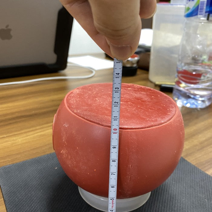 Bola Microsetting Dia 10.5 cm Bola Besi Pasang Mata Sirlak Berat 2 kg