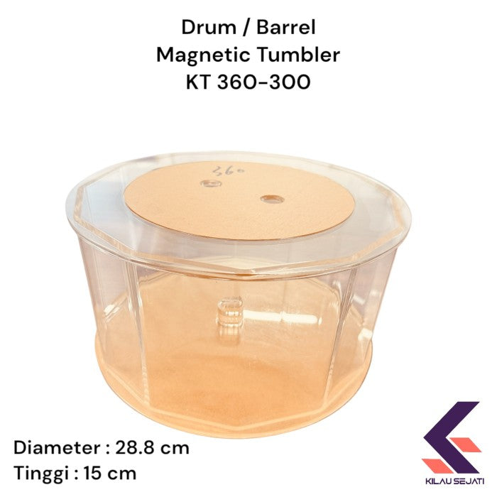 Drum Barrel Magnetic Tumbler KT 360