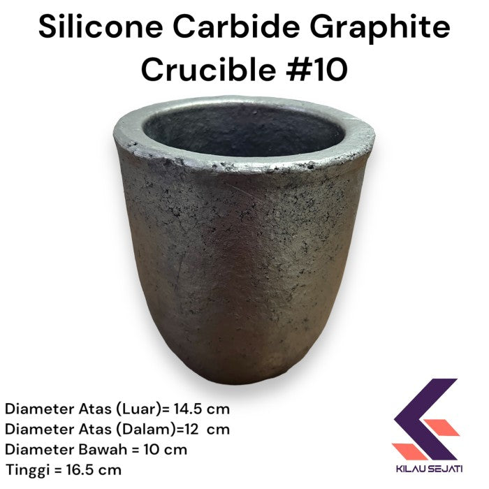 High-Purity Melting Graphite Crucible 3#5#10# Metal Smelting Tools