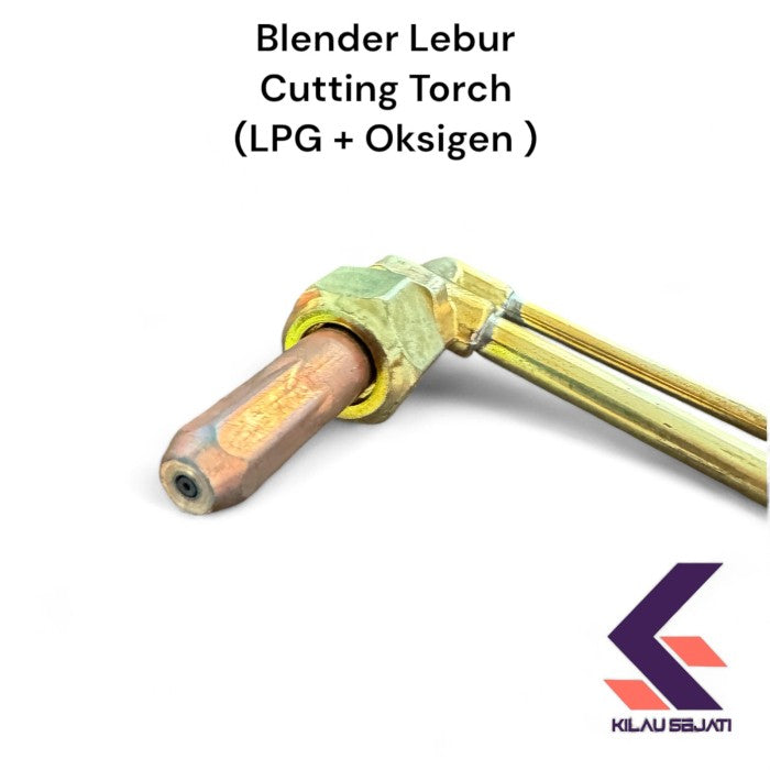 Oxygen Lance Blender Lebur Emas dan Perak menggunakan LPG dan Oksigen