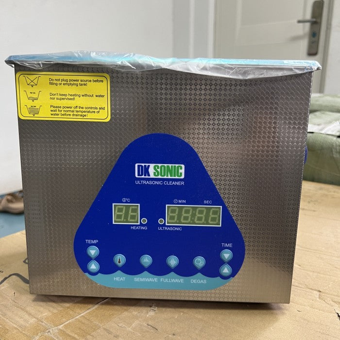 DK SONIC mesin pembersih ultrasonik dual getaran dengan pemanas 3.2 Lt
