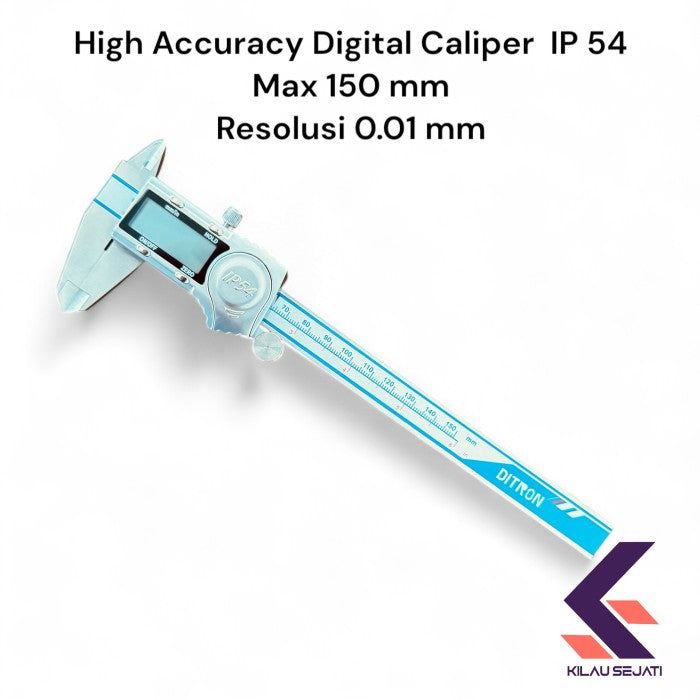 High Accuracy Digital Caliper Proteksi IP 54 Max 150 mm Resolusi 0.01 mm