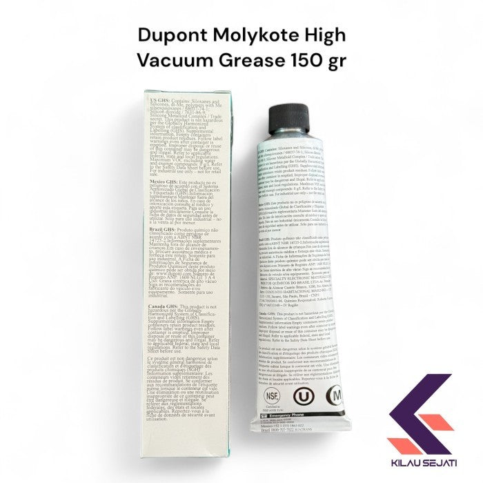 Dupont Molykote High Vacuum Grease Silicone 150 gram