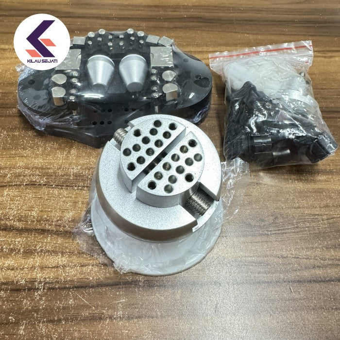 Full Set Bola Catok Perhiasan Profesional Ball Vise Jewelry Rngraving Block 360° Rotational Tool Set