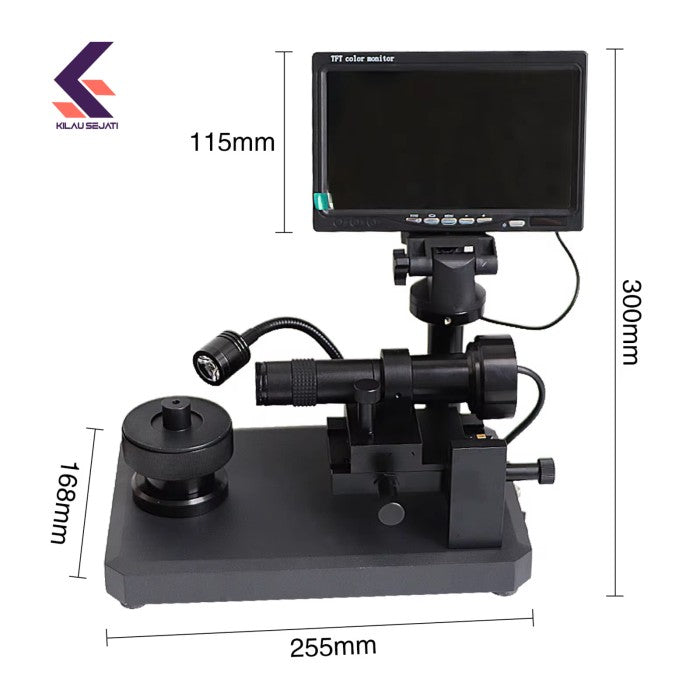 Alat Inspeksi Nomor Seri Berlian / Diamond Girdle Viewer Microscope 30-110x Magnification