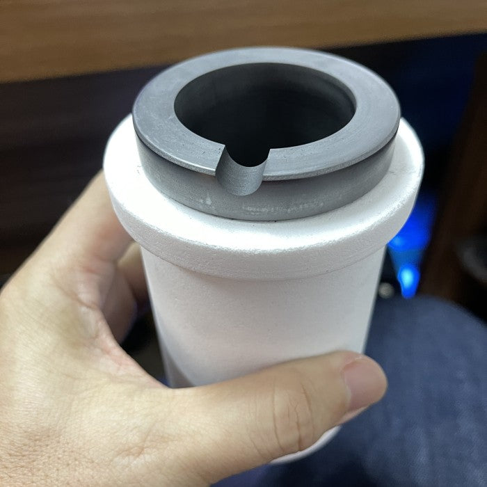 2 kg Quartz Crucible Shield untuk 2 kg Graphite Crucible Melting Pot