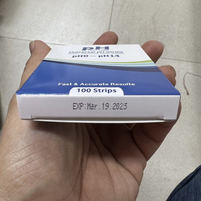 Kertas PH Universal / PH indikator / Lakmus 0-14 Per box Isi 100 strip