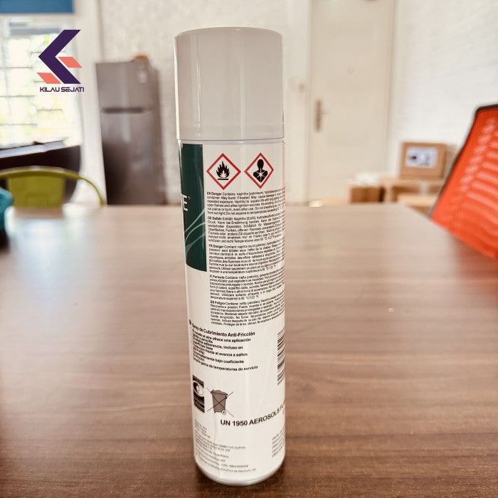 Molykote D-321R Anti-Friction Coating Spray – Pelumas Kering Tahan Suhu & Tekanan Tinggi, 400m