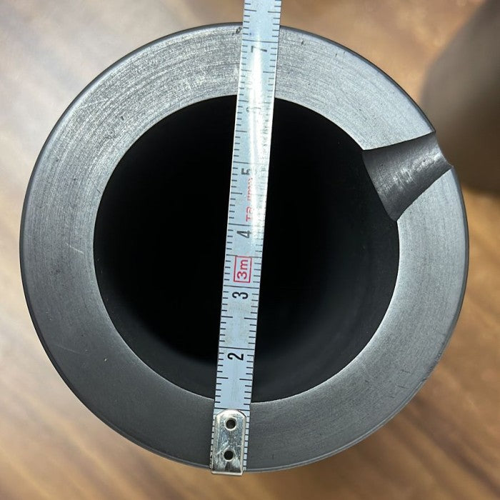 Custom Double Ring Graphite Crucible 3 kg alat lebur logam emas