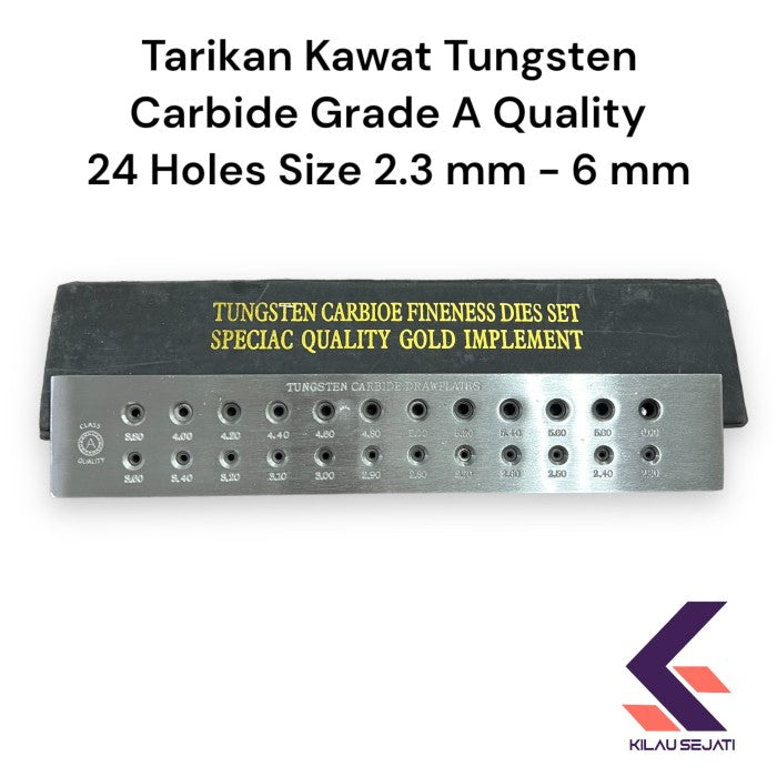 Tarikan Kawat Shen Hwa Class A Quality 24 Lubang Besar (2.3 - 6 mm)