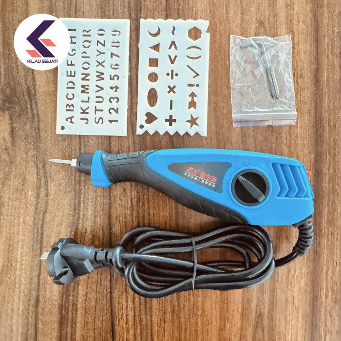 Heavy Duty Electric Engraving Machine with Tungsten Carbide Tip Alat ukir Grafir Listrik Dengan Mata Ukir Yg Bisa Diganti