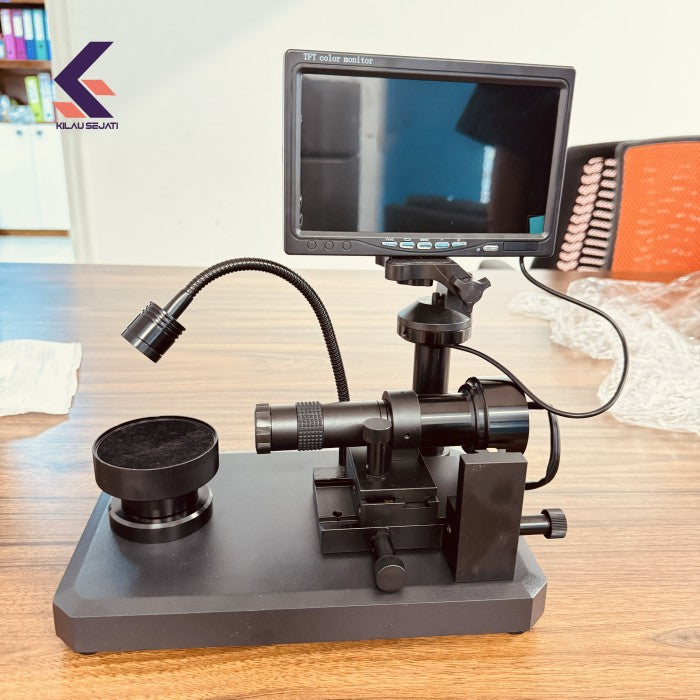 Alat Inspeksi Nomor Seri Berlian / Diamond Girdle Viewer Microscope 30-110x Magnification