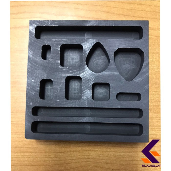 Graphite Ingot Mould 11 in 1 Cetakan Ingot Graphite High Density 11 Lubang