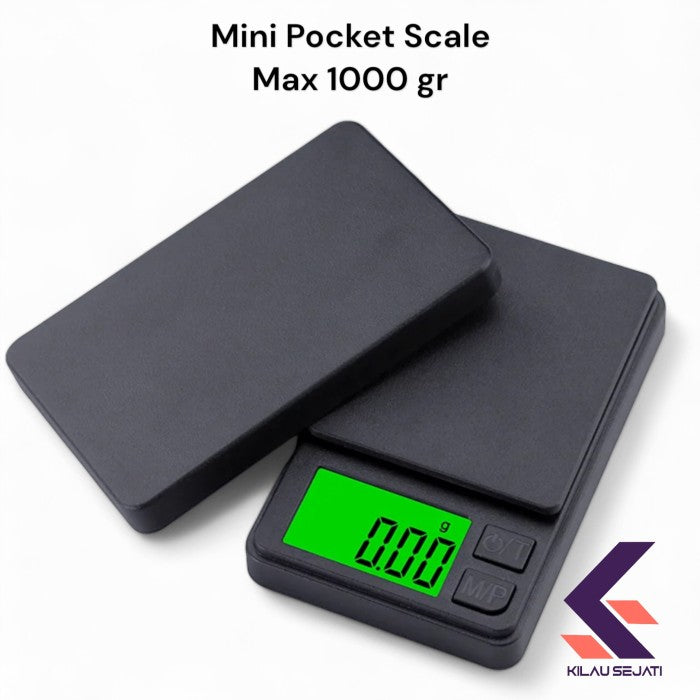 Timbangan Saku Digital High Accuracy Digital Mini Scale Kapasitas 1000 gr / 0.01 gr