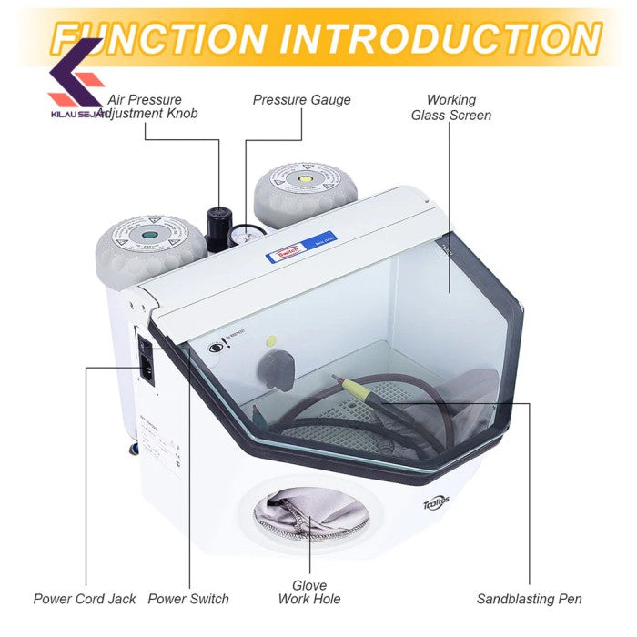 Mesin doft Perhiasan Model Pena PS-7 / Pen-type Dry Sandblaster Machine for Jewelry PS-7