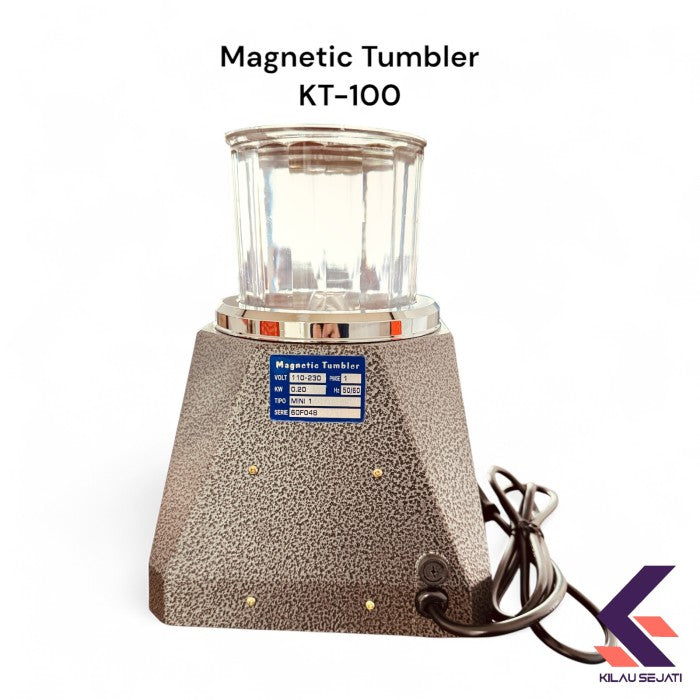 Magnetic Tumbler KT 100 Mesin Poles Perhiasan