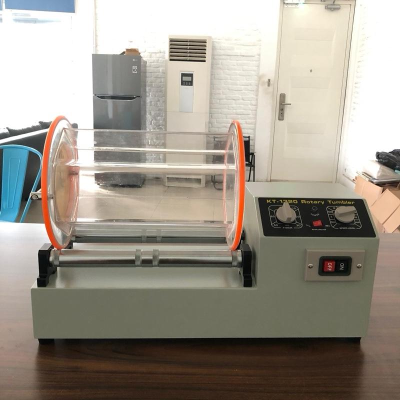 Mesin Molen Poles Perhiasan KT 1320 | Rotary Tumbler 1 Barrel Kapasitas 11kg | Auto-Reverse & 4 Speed