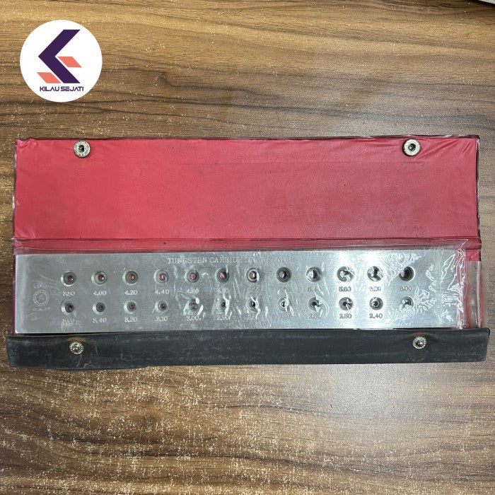 Tarikan Kawat Shen Hwa Class A Quality 24 Lubang Besar (2.3 - 6 mm)
