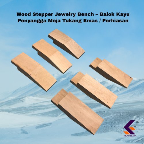 Wood Stepper Jewelry Bench β Balok Kayu Penyangga Meja Tukang Emas / Perhiasan