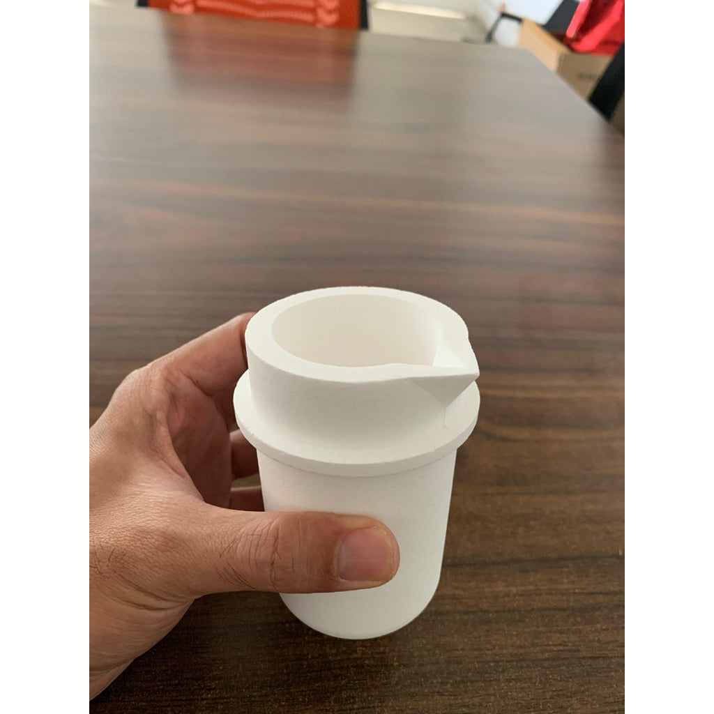 High Purity Quartz Casting Crucible 1 Kg – Fused Silica 1800 °C