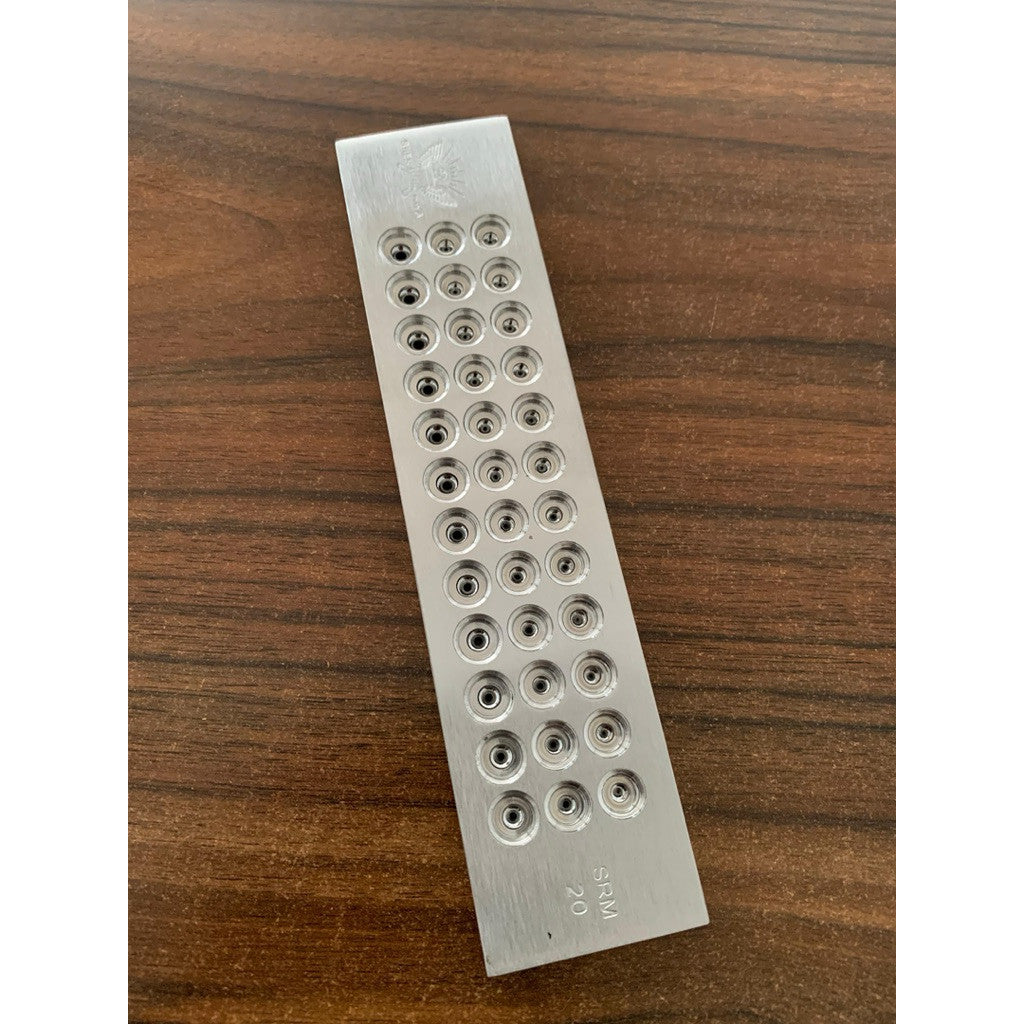 Tarikan Kawat Shen Hwa 36 Lubang (0.26 – 2.2 mm) Tungsten Carbide Drawplate