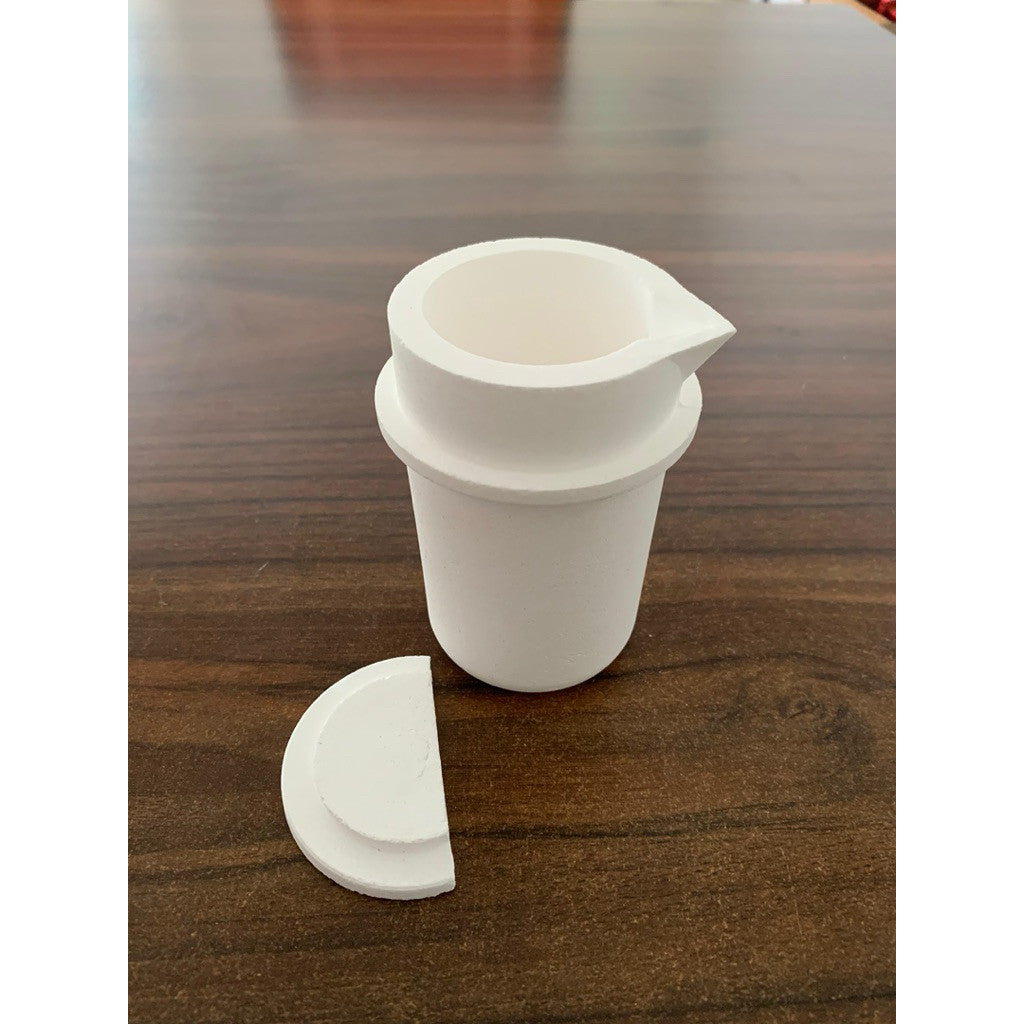 High Purity Quartz Casting Crucible 1 Kg – Fused Silica 1800 °C