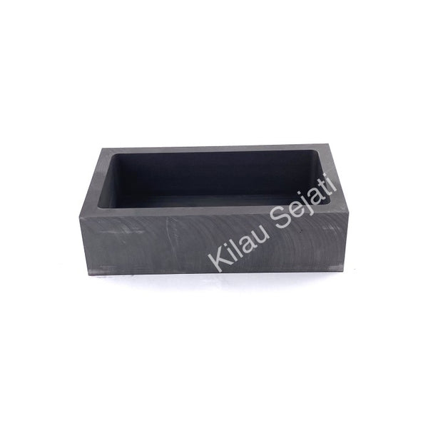 Singen grafit / Cetakan Ingot grafit high purity kapasitas 10 kg emas