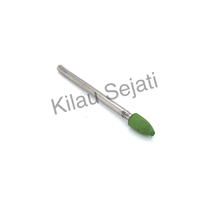 Silicone polishing bullet green / Polesan silicone peluru kecil hijau