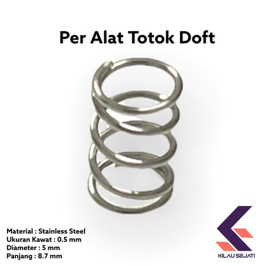 Per Alat Totok Doft Bahan Stainless Steel