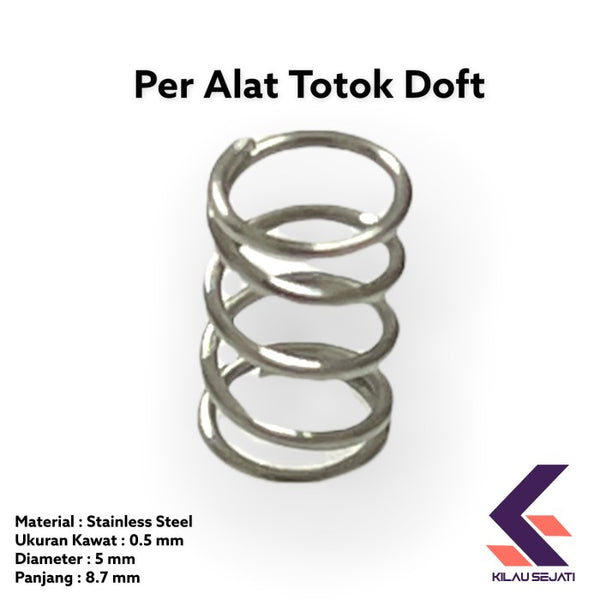 Per Pegas Alat Totok Doft Stainless Steel