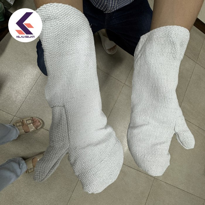 Sarung Tangan Tahan Panas 550°C untuk Casting & Lebur Logam