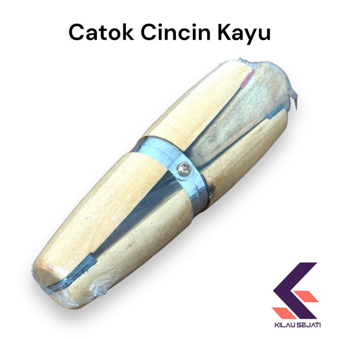 Catok Cincin Kayu Sistem Pasak / Wooden Ring Clamp with Wedge