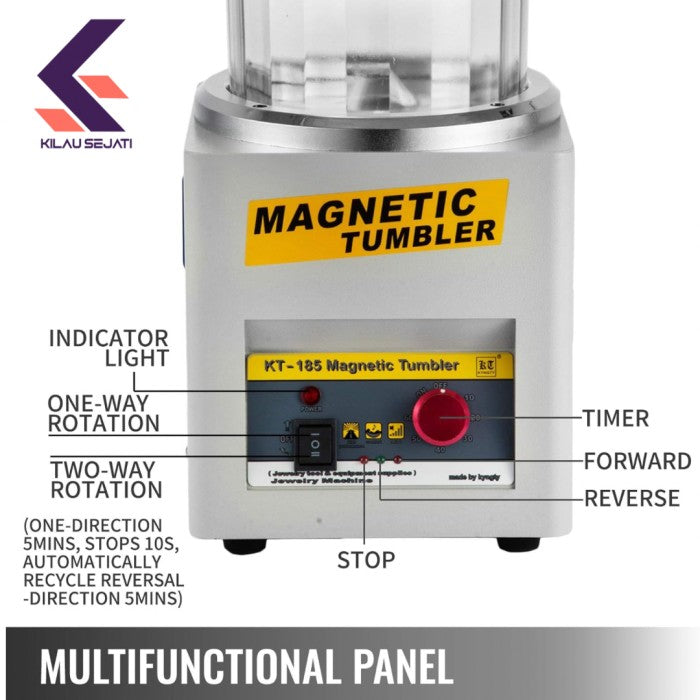 New Magnetic Tumbler KT185 Mesin Poles Magnetik KT185