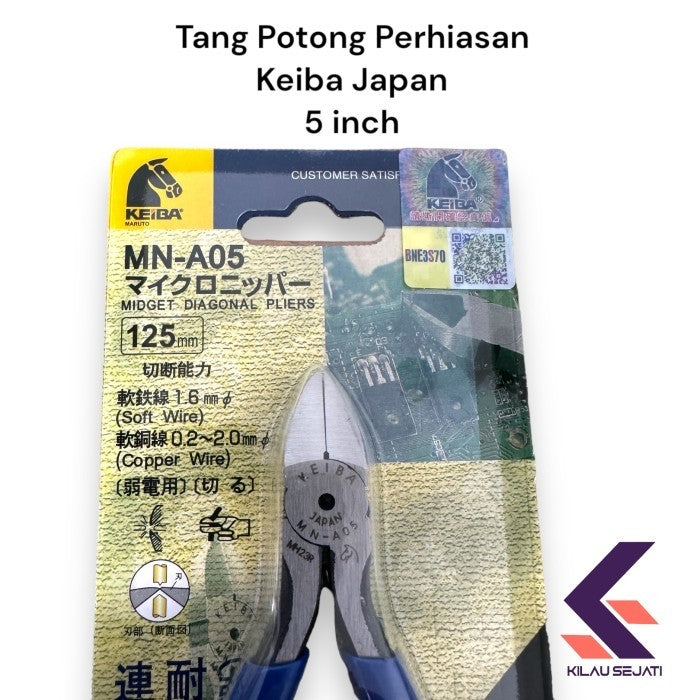 Keiba Japan Tang Potong Perhiasan Kecil Ukuran 5 inch