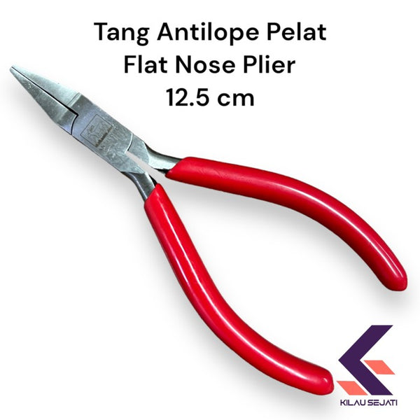Tang Pelat Perhiasan Antilope 12,5 cm / Flat Nose Plier