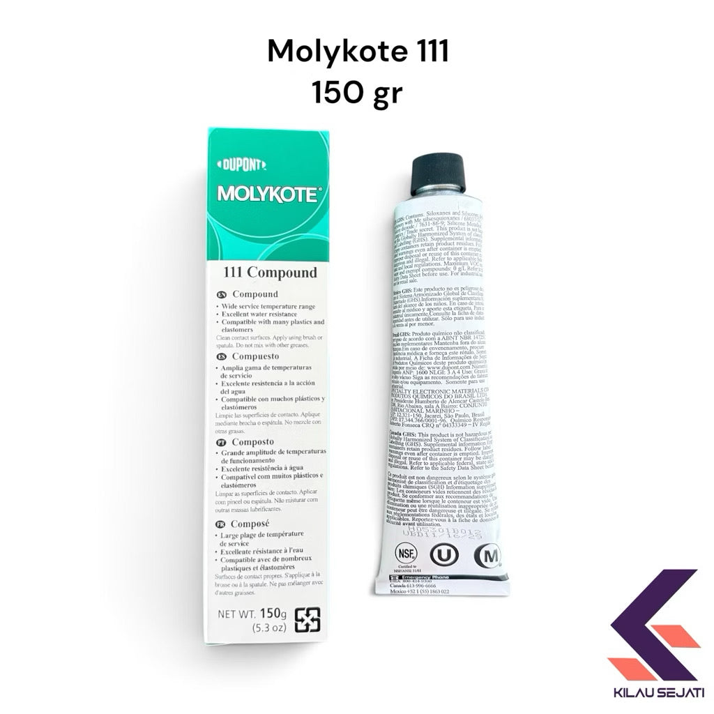 Molykote 111 Silicone Grease 150 gr Made in USA