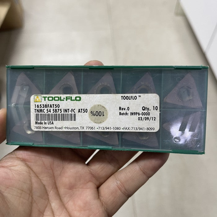 Insert Ulir Toolflo TNMC 54 5B75 INT FC AT50 (per Pcs)