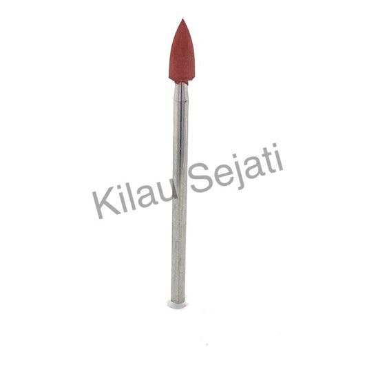 Silicone polishing bullet red / Polesan silicone peluru kecil