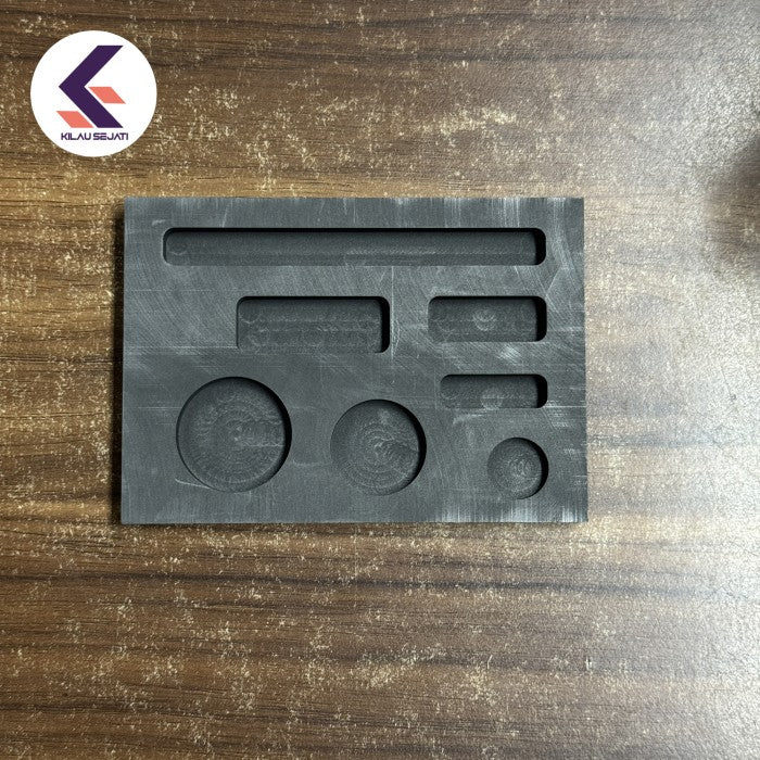 Graphite Ingot Mould 7 in 1 Cetakan Ingot grafit high density 7 Lubang