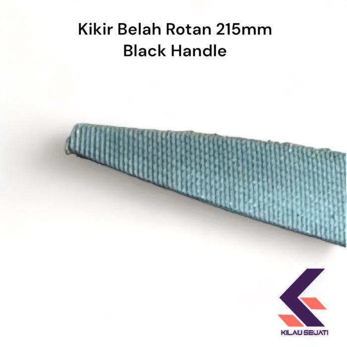 Kikir Belah Rotan 215 mm Gagang Hitam