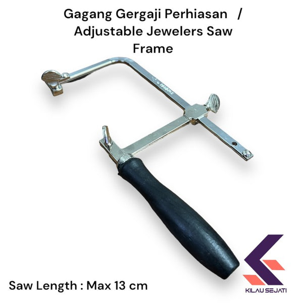 Gagang Gergaji Perhiasan Adjustable / Jeweler Saw Frame